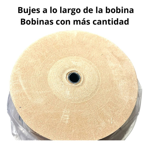 Combo Bobinas Impresas Panaderia Y Confiteria 40/60 15kg Marrón Claro