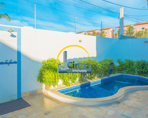 Vendo Casa Duplex Em Condomínio Fechado, 3/4 Com 1 Suíte, Mobiliada, Ótimo Acabamento, Com Piscina E Espaço Gourmet Com Churrasqueira, A 100 Metros Da Praia!!! - J1168 - 69374904