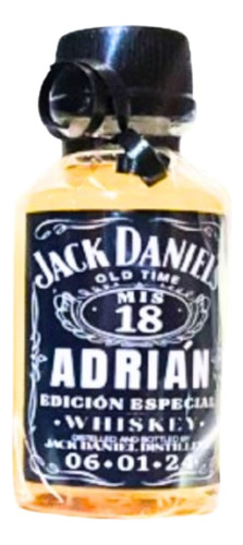 10 Souvenirs Temática Jack Daniels Perzonalizados Pet 