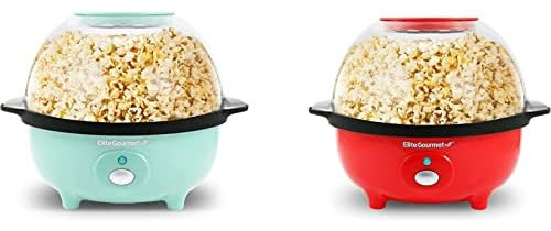 Máquina De Palomitas Epm330r - Agitación Automática, Menta Y
