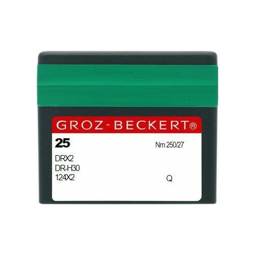 10 Aguja Groz-beckert® Drx2  /124x2/ Uy 1973 250/27 - Q