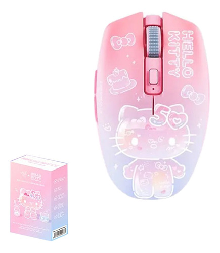 Mouse Inalámbrico Razer Sanrio Hello Kitty 50th, Modos Duale