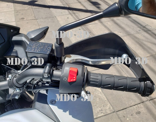 Imagen 6 de 7 de Cubre Puños Con Velocidad Crucero Kawasaki Versys 300 Mdo 3d