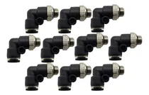 Comprar Pack Acople Rápido Neumático Codo 90 Rosca 1\u002F8 Tubo 6mm X 10