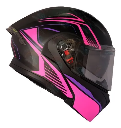 Casco Moto Mujer ICH 3120 Abatible Sun Visor Certificación Dot - Rysport