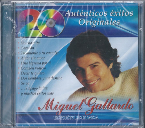 Miguel Gallardo 20 Éxitos Cd Nacional Edición Limitada 2013 