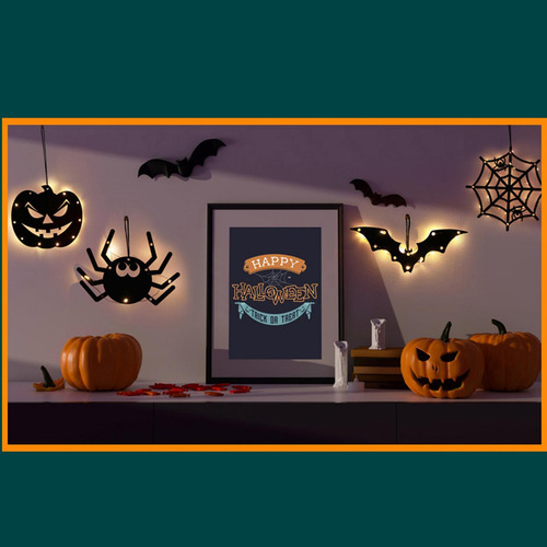 4 Las Luces De La Ventana De Halloween Para Estilo A