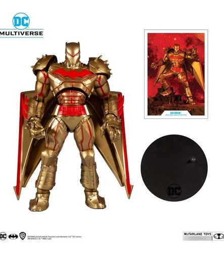 Hellbat Lunar New Year Batman Dc Multiverse Mcfarlane Ugo (Usado)