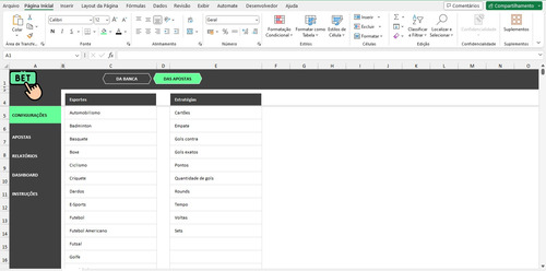 Gestão De Banca De Apostas Em Excel