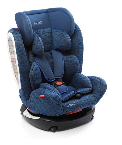 Butaca Auto Isofix 0 A 36 Kg De Lujo Color Azul