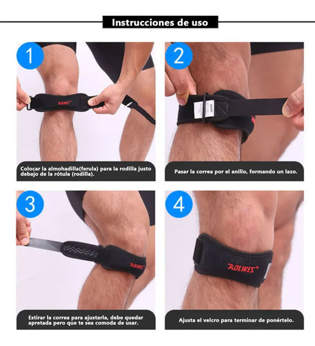 Banda Rotuliana Ajustable A Cualquier Rodilla