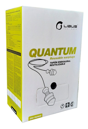 Protector Auditivo Siliconado Libus Quantum Cajas X 250 Unid