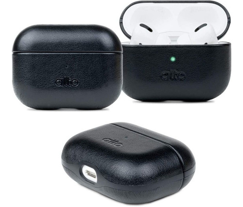 Alto Funda De Piel Protectora Para AirPods Pro De Carga