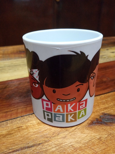 Imagen 2 de 4 de Taza Zamba S Martin Juana Belgrano Niña Paka Paka Irrompible