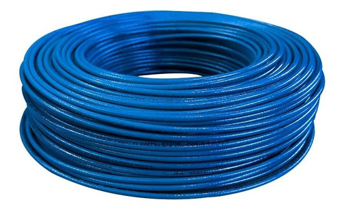 Cable Thhn 12 Awg Azul Rollo 100metros Certificado