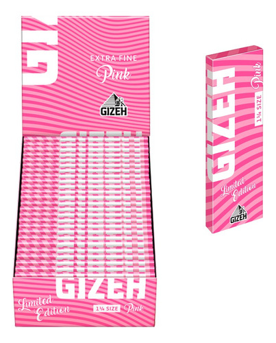 Papelillos Gizeh Pink 1 1/4 25 Uds X 50