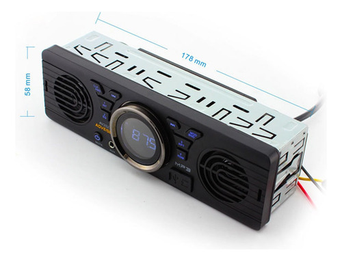 Coche Mp3 Audio Estéreo Coche Seguro Radio Coche 12.0v Coche