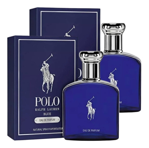 Paquete Ralph Lauren Polo Blue Eau De Parfum 125ml 2 Pzas