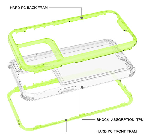 -funda Protector Uso Rudo 3 En 1 Para Samsung .