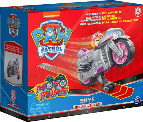 Motocicleta Paw Patrol Moto Pups Skyes Deluxe