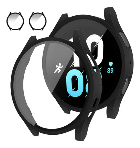 Imagen 2 de 7 de Funda Con Templado 360 Para Samsung Galaxy Watch 4 5 Pro