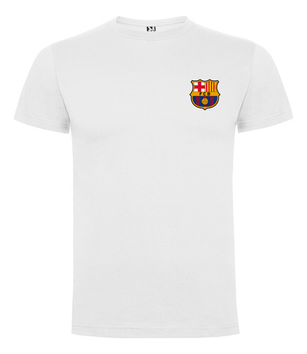 Polera Estampada Barcelona 100% Algodón