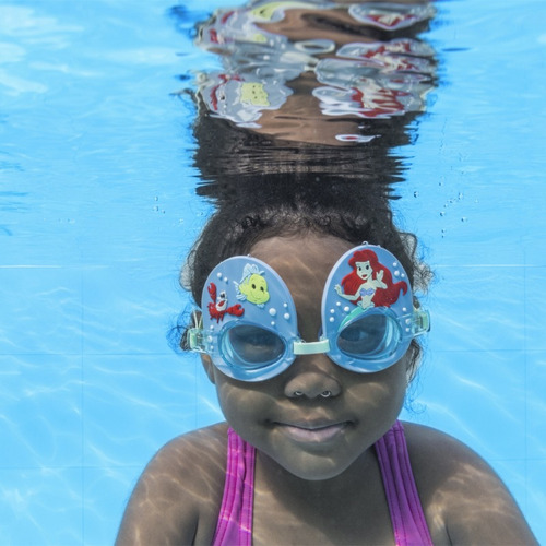 Lentes De Natación La Sirenita Disney 3+ Niñas Bestway 9103c