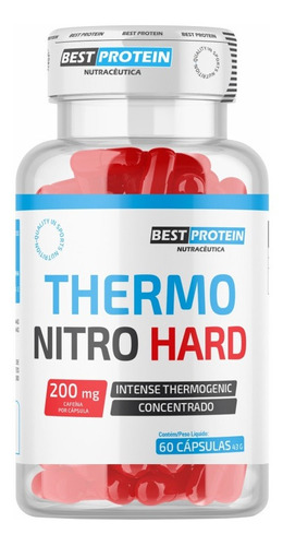 Thermo Nitro Hard - Potente Thermogenico - 60 Doses Sabor Sem Sabor