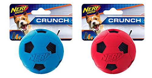 Pelota De Fútbol Para Perros Nerf Dog, 2.5puLG, Resistente