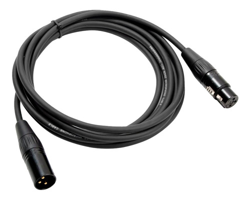 Cable Xlr Microfono Dmx Canon Canon 3 Metros La Roca Cuo