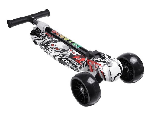 Scooter  Para Niños Con Luz Led Con Graffiti