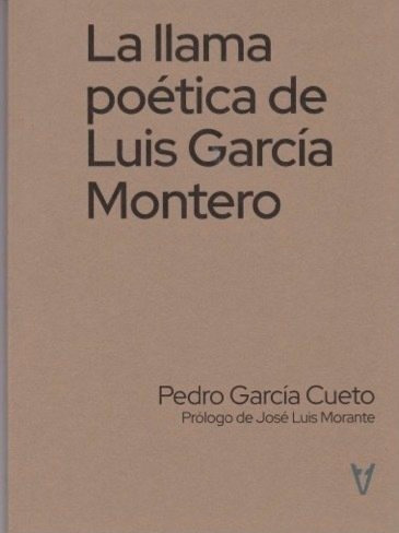 Libro La Llama Poetica De Luis Garcia Montero - Garcia Cu...