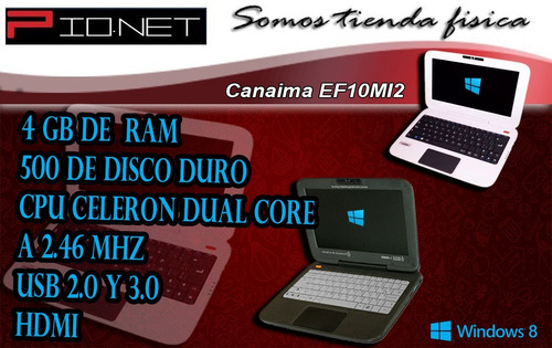 Portatil  Intel Celeron Dual Core;1.46, 500gb Dd, 4 De Ram