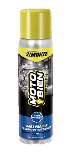 Liquido Limpiador De Carburador Para Moto Simoniz 220 Ml