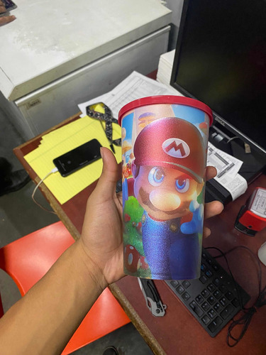 Vaso Promocional Mario Bros Edición Cinepolis