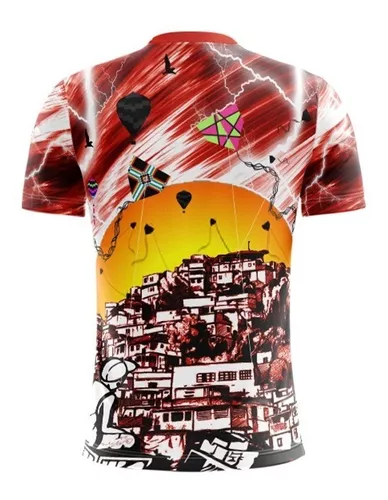 Camisetas infantil da Quebrada favela Chave Peita Vários tamanhos PAC05