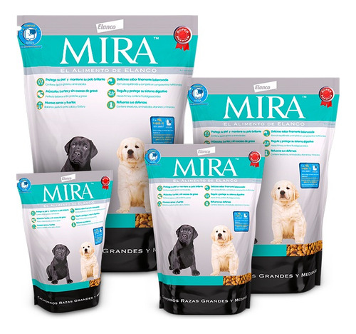 Mira® Cachorros Raza Grande 20 Kg Alimento Super Premium.