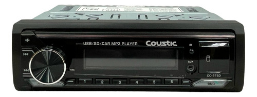 Autoestereo Medios Digitales Coustic Co-375d Bt Aux Mp3 Usb