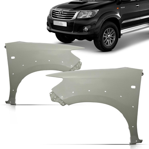 Paralama Dianteiro Hilux 12 2013 2014 2015 Furo Alargador