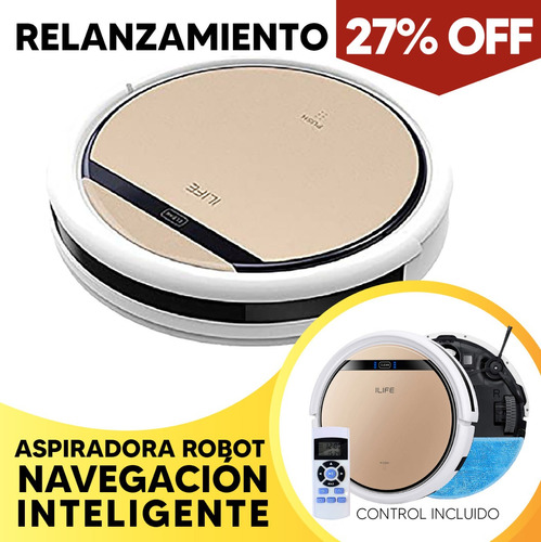 Robot Aspiradora Ilife V5s Barre Aspira Trapea + Envio W01