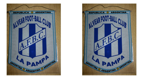 Banderin Grande 40cm Alvear Foot-ball Club