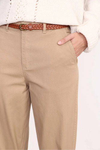 Pantalon Sastrero Mujer Con Cinturon Trenzado Alma Yagmour