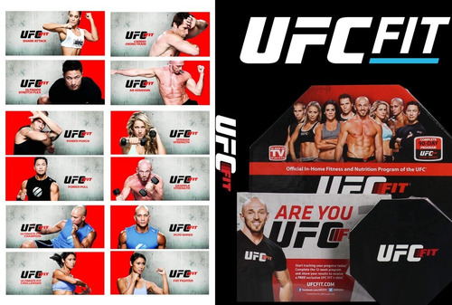 Ufc Fit - Programa Funcional 12 Volumes Em 4 Dvds Qualidade!
