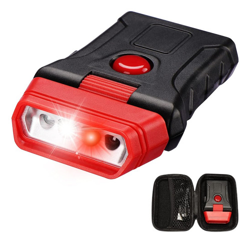 ~? Jga Jogging Arm Led Hat Light Recargable, Metal Clip Cap 