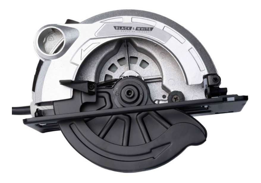 Sierra Circular 1400w 5000 Rpm 7 1/4 Black&white Color Blanco y Negro Frecuencia 60 Hz 110V