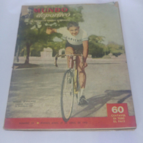 Revista Mundo Deportivo 54 Miguel Sevillano Ciclismo