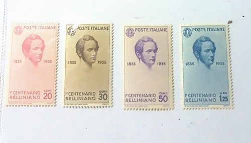 Lote De 4 Estampillas Italia 1935 Yt 368/9/70/71
