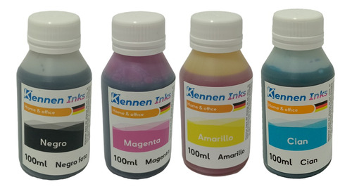 Tinta Kennen Inks Para Brother T220 T310 Combo 4x100ml
