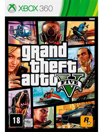 Gta V Xbox 360 Mídia Digital Sem Transferência !