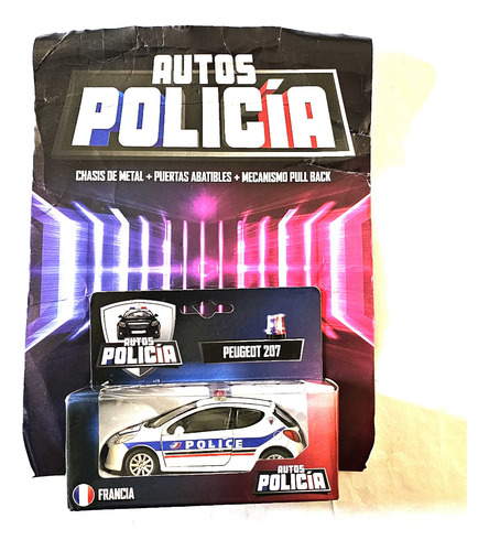 Auto De Policía Francia Escala 1:36